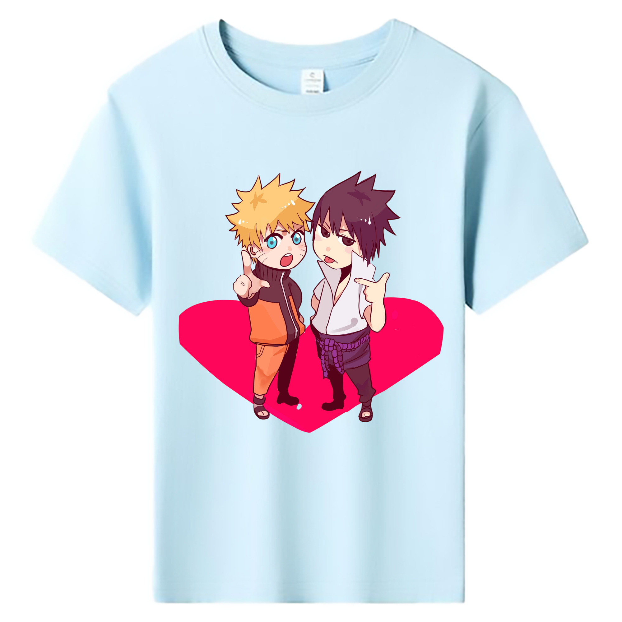 （画像用） NARUTO -ナルト- うずまき ナルト Uzumaki Naruto 綿100％キッズTシャツ（フロントプリント）